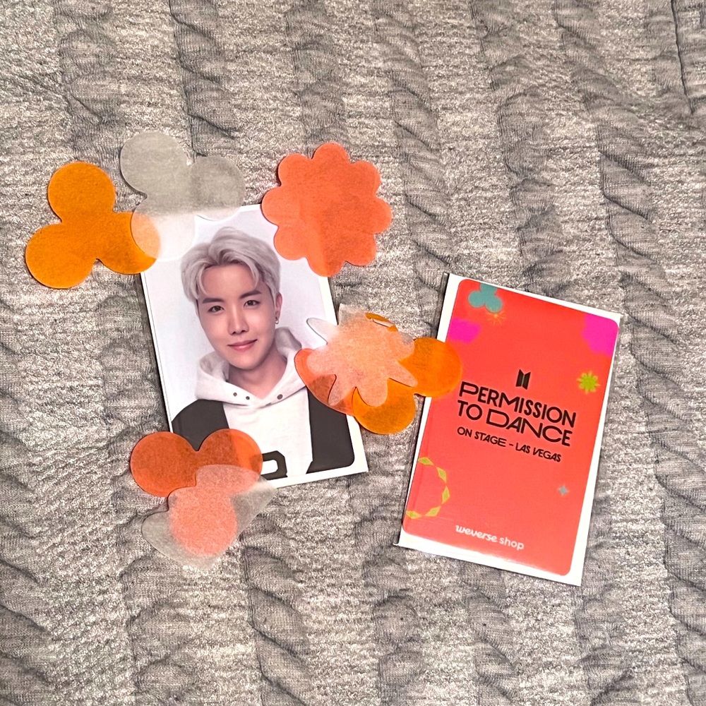Official PTD Las Vegas Album Lucky Draw Photocard - J Hope/Hobi/Hoseok